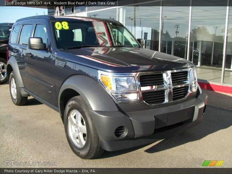 Modern Blue Pearl / Dark Slate Gray 2008 Dodge Nitro SXT 4x4