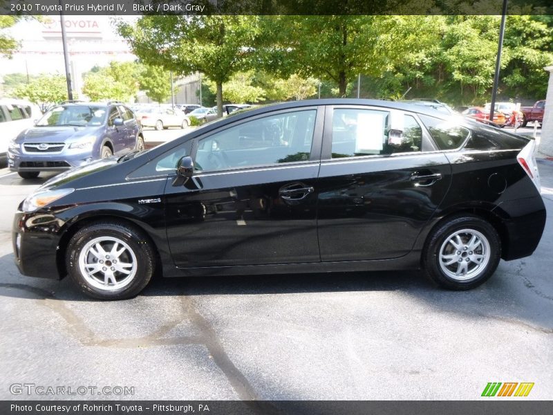 Black / Dark Gray 2010 Toyota Prius Hybrid IV