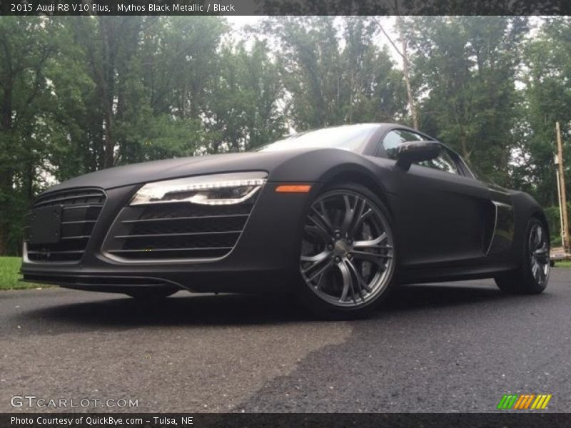 Mythos Black Metallic / Black 2015 Audi R8 V10 Plus