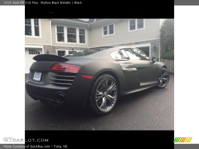 Mythos Black Metallic / Black 2015 Audi R8 V10 Plus