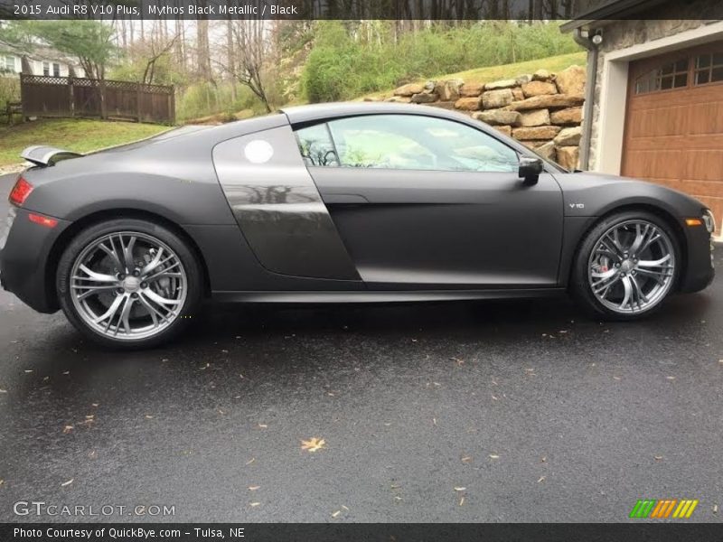 Mythos Black Metallic / Black 2015 Audi R8 V10 Plus