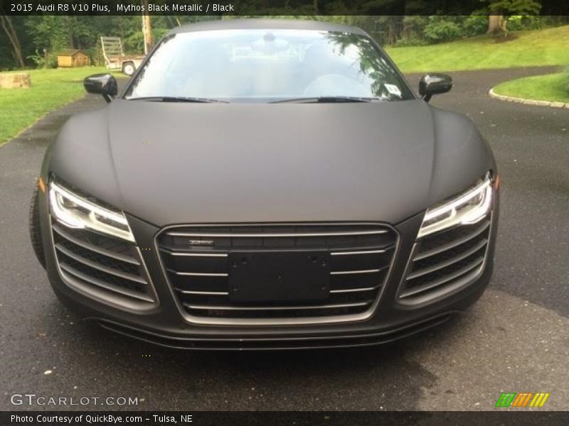 Mythos Black Metallic / Black 2015 Audi R8 V10 Plus