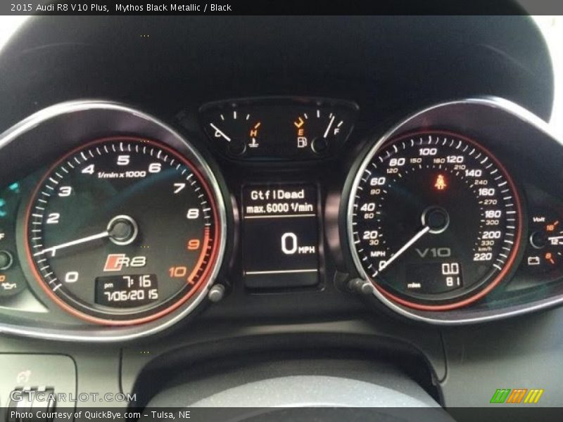  2015 R8 V10 Plus V10 Plus Gauges