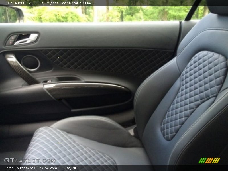 Mythos Black Metallic / Black 2015 Audi R8 V10 Plus
