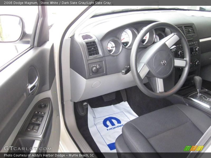 Stone White / Dark Slate Gray/Light Slate Gray 2008 Dodge Magnum