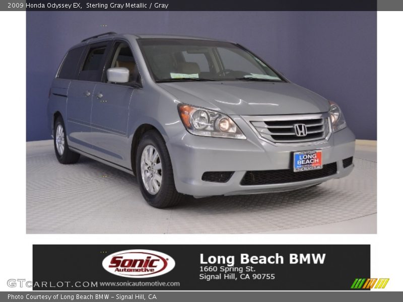 Sterling Gray Metallic / Gray 2009 Honda Odyssey EX