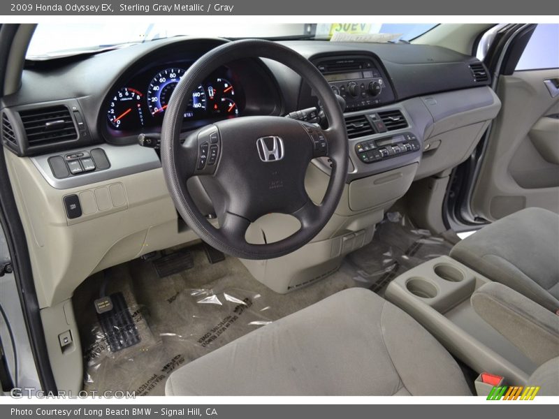 Sterling Gray Metallic / Gray 2009 Honda Odyssey EX