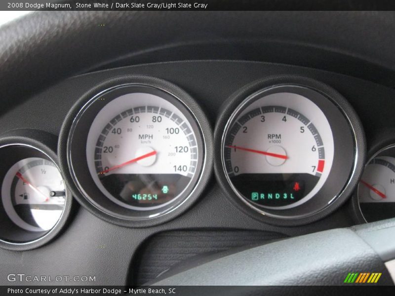 Stone White / Dark Slate Gray/Light Slate Gray 2008 Dodge Magnum