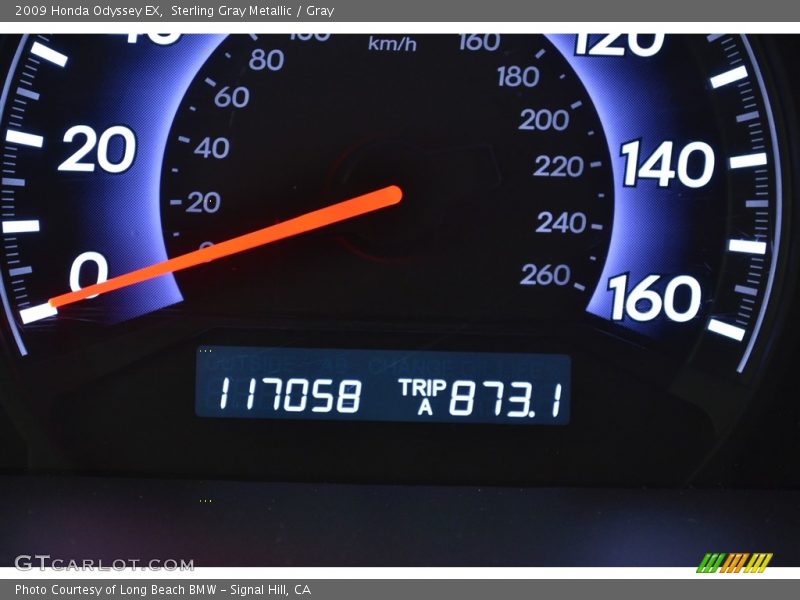 Sterling Gray Metallic / Gray 2009 Honda Odyssey EX