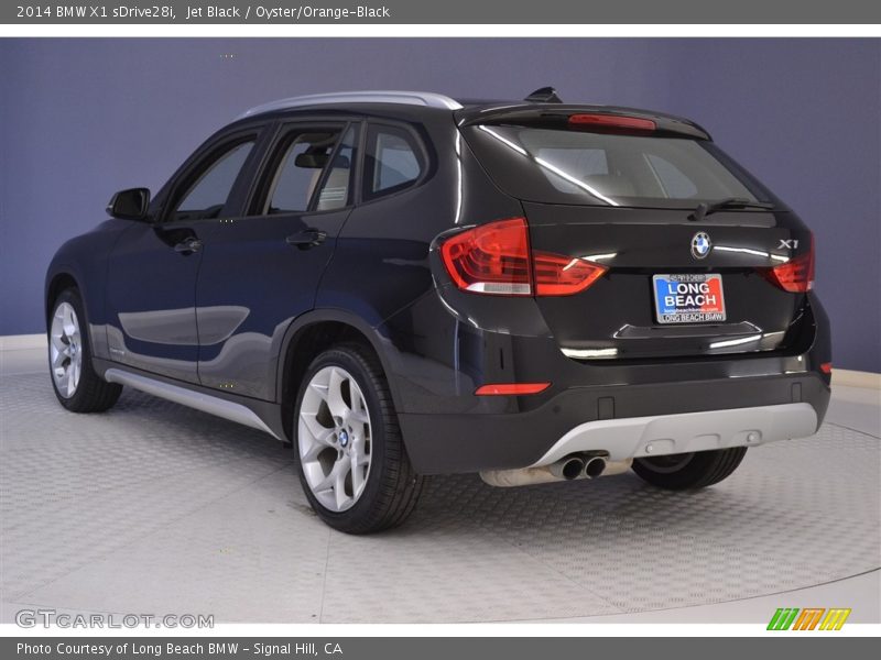 Jet Black / Oyster/Orange-Black 2014 BMW X1 sDrive28i