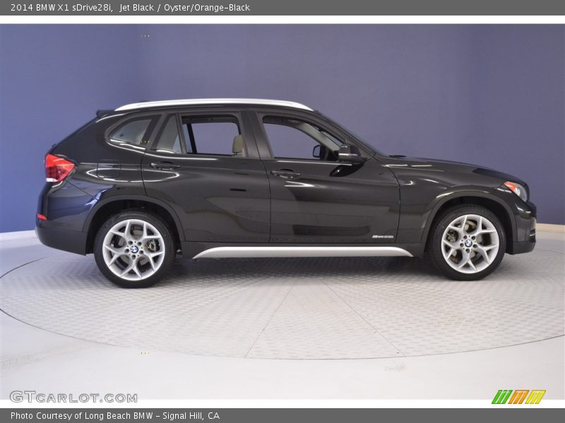 Jet Black / Oyster/Orange-Black 2014 BMW X1 sDrive28i