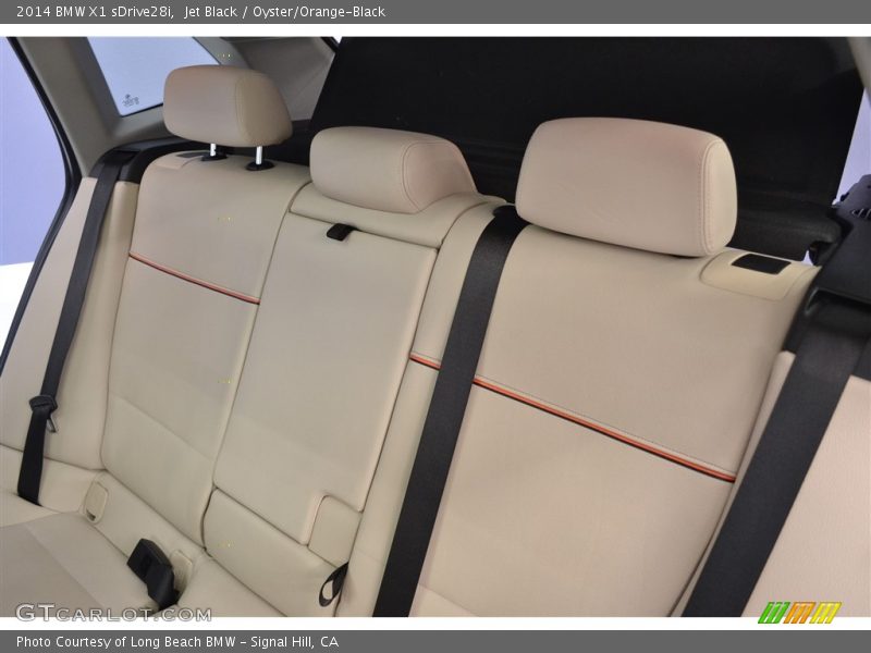 Jet Black / Oyster/Orange-Black 2014 BMW X1 sDrive28i