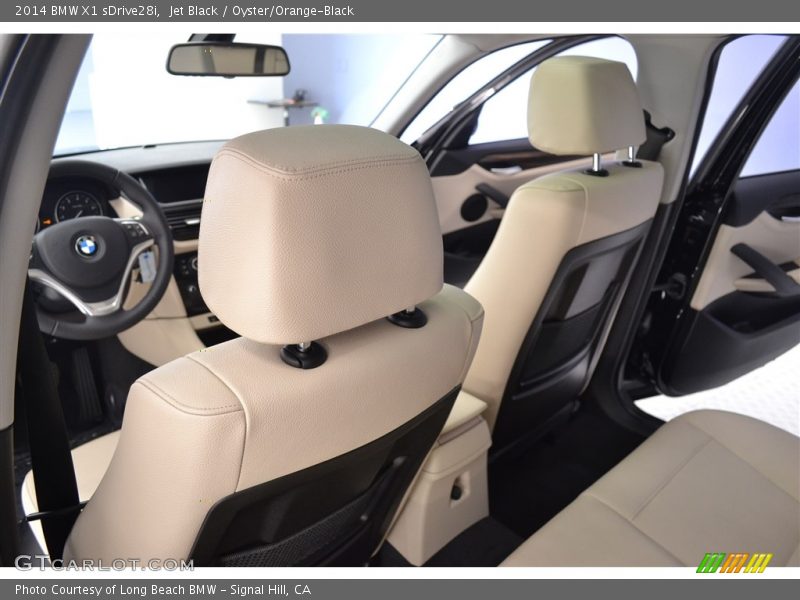 Jet Black / Oyster/Orange-Black 2014 BMW X1 sDrive28i