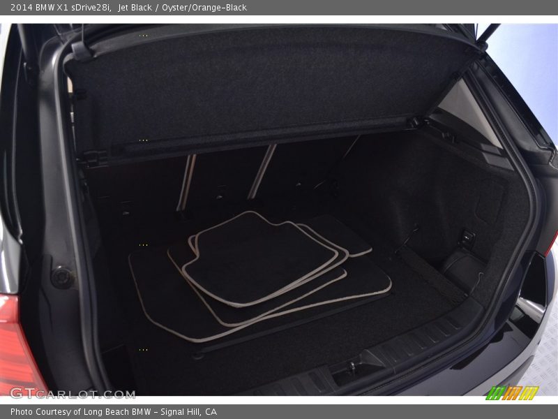 Jet Black / Oyster/Orange-Black 2014 BMW X1 sDrive28i