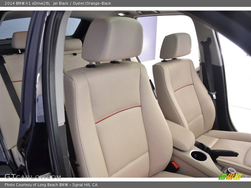 Jet Black / Oyster/Orange-Black 2014 BMW X1 sDrive28i