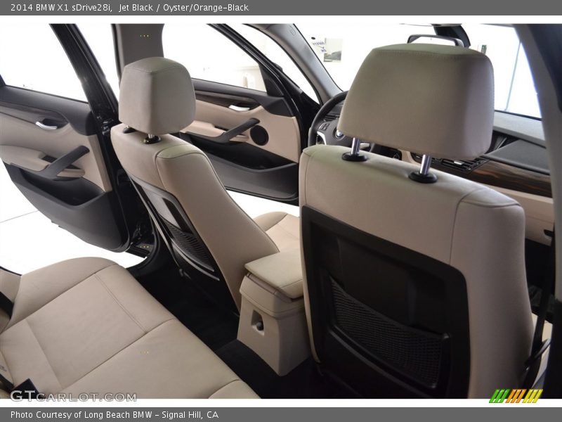 Jet Black / Oyster/Orange-Black 2014 BMW X1 sDrive28i