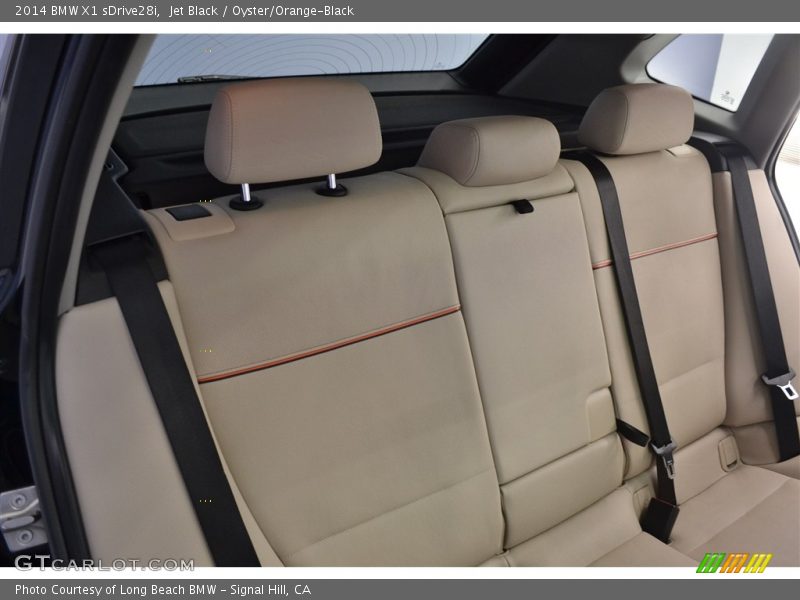 Jet Black / Oyster/Orange-Black 2014 BMW X1 sDrive28i