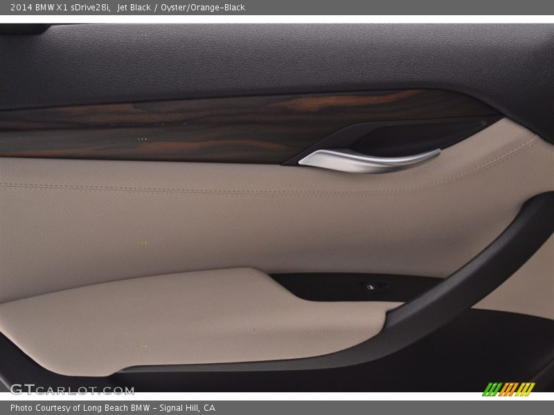 Jet Black / Oyster/Orange-Black 2014 BMW X1 sDrive28i