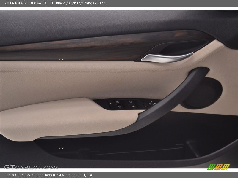 Jet Black / Oyster/Orange-Black 2014 BMW X1 sDrive28i