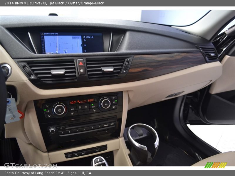 Jet Black / Oyster/Orange-Black 2014 BMW X1 sDrive28i