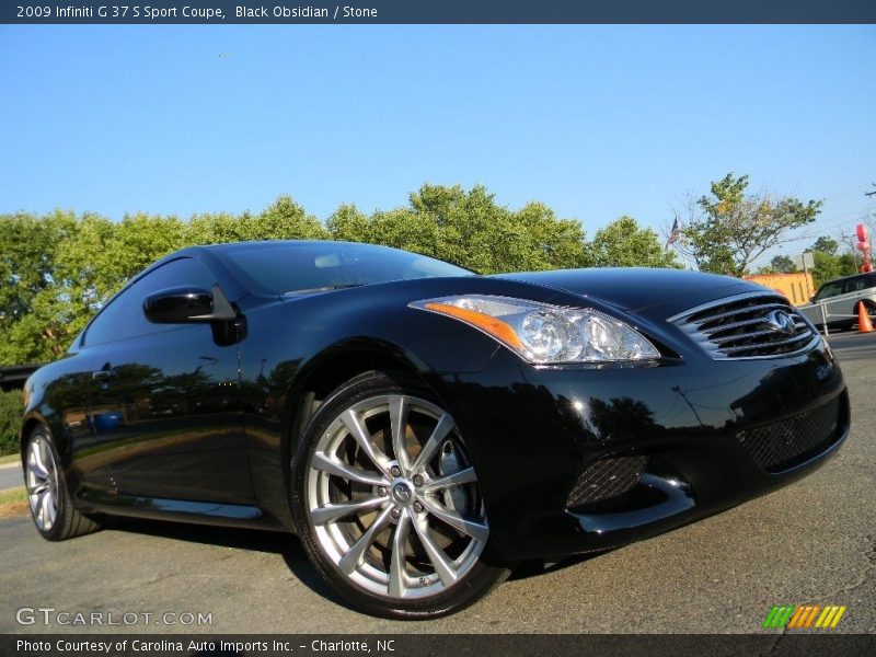 Black Obsidian / Stone 2009 Infiniti G 37 S Sport Coupe