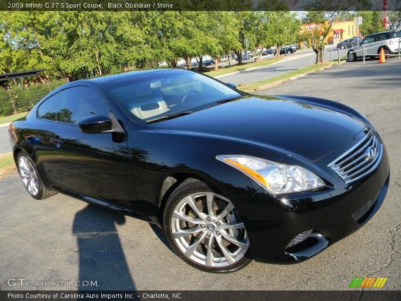 Black Obsidian / Stone 2009 Infiniti G 37 S Sport Coupe