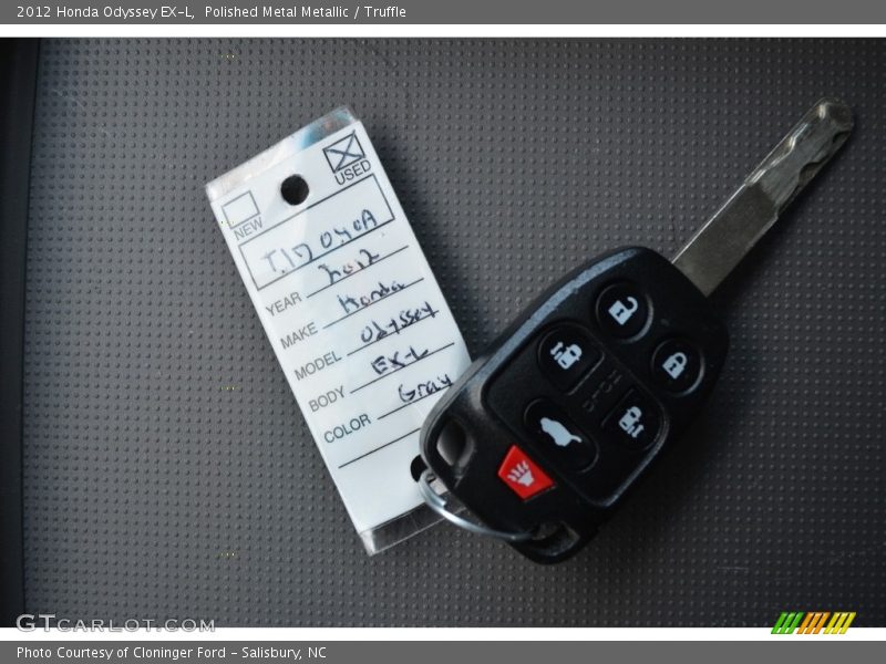 Polished Metal Metallic / Truffle 2012 Honda Odyssey EX-L