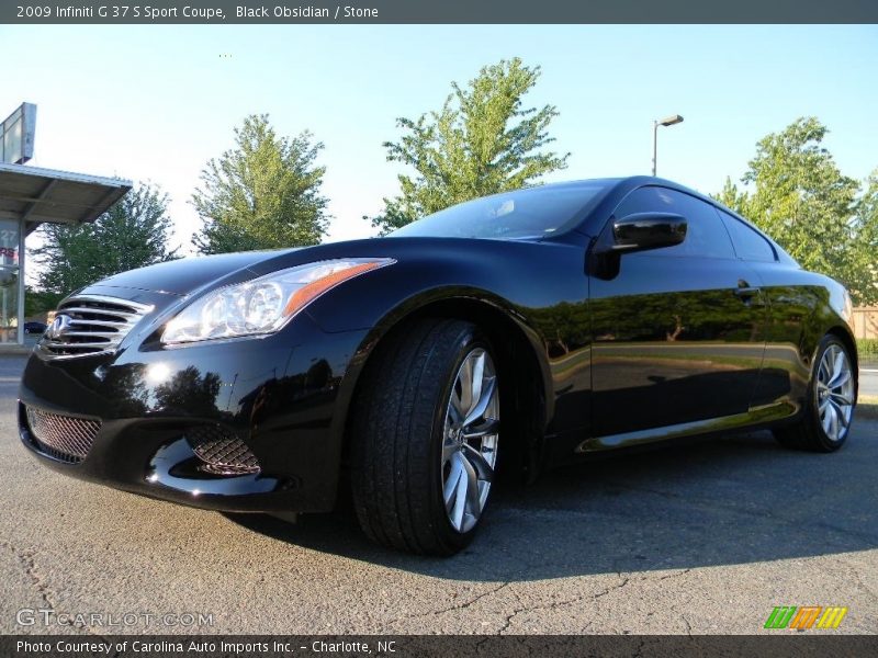 Black Obsidian / Stone 2009 Infiniti G 37 S Sport Coupe