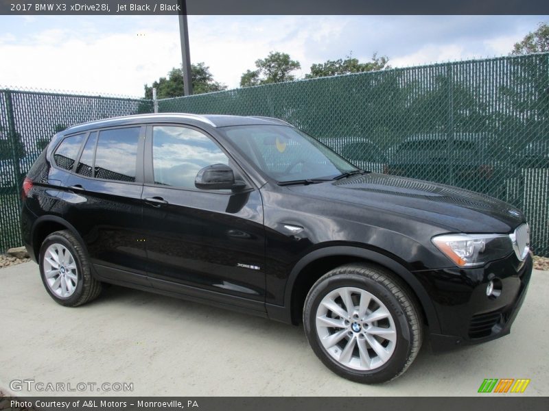Jet Black / Black 2017 BMW X3 xDrive28i