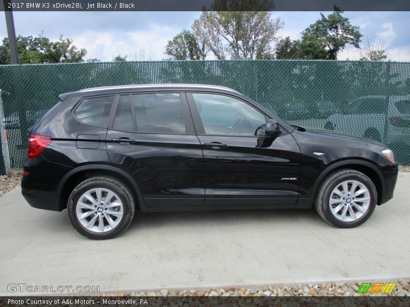 Jet Black / Black 2017 BMW X3 xDrive28i