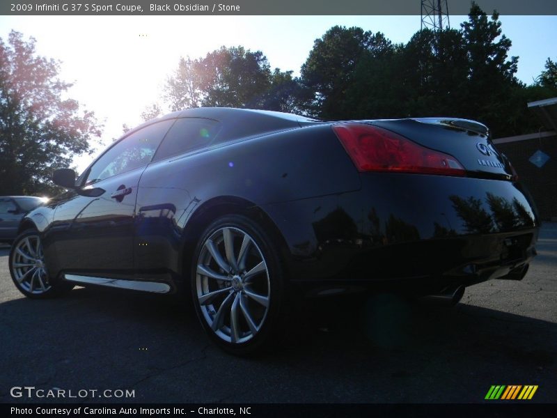 Black Obsidian / Stone 2009 Infiniti G 37 S Sport Coupe