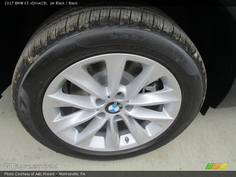 Jet Black / Black 2017 BMW X3 xDrive28i