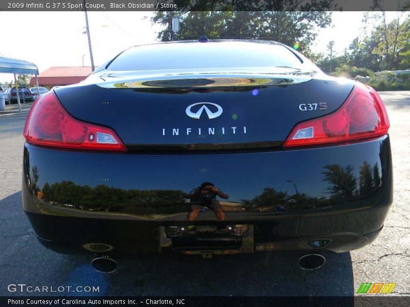 Black Obsidian / Stone 2009 Infiniti G 37 S Sport Coupe