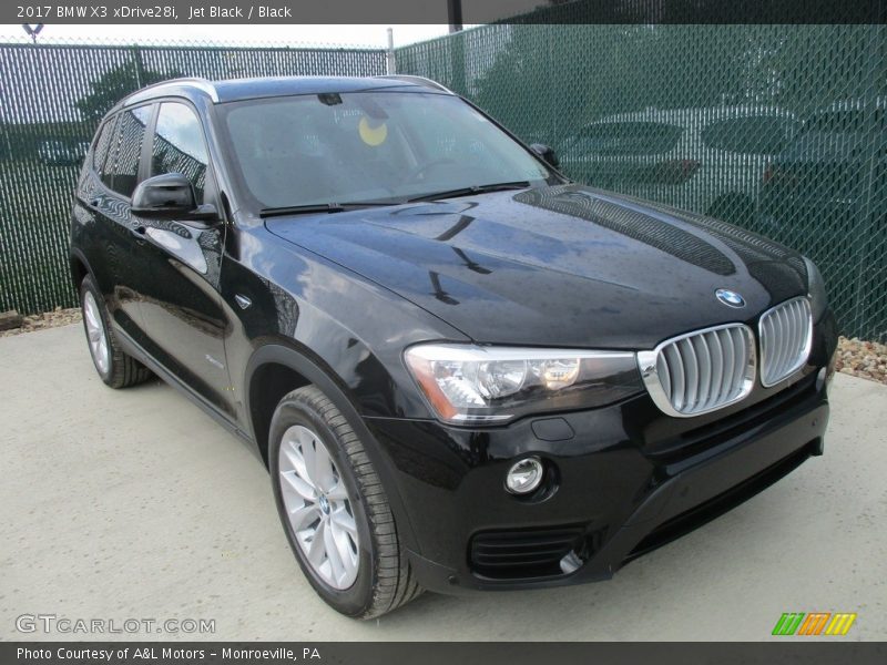 Jet Black / Black 2017 BMW X3 xDrive28i