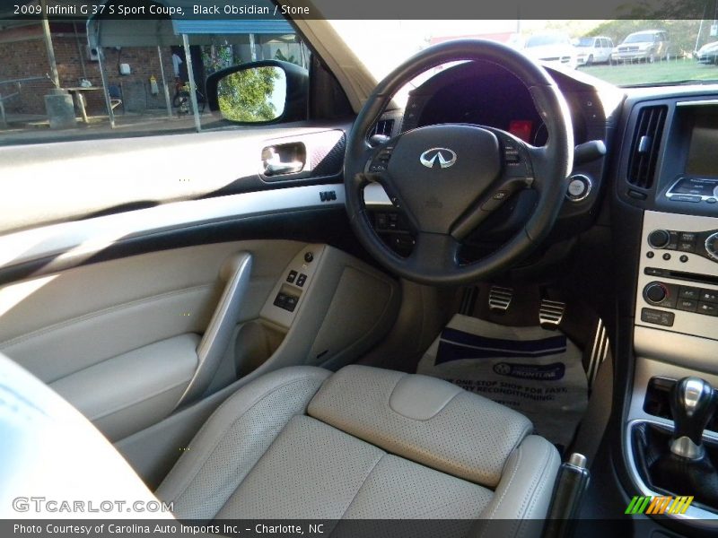 Black Obsidian / Stone 2009 Infiniti G 37 S Sport Coupe