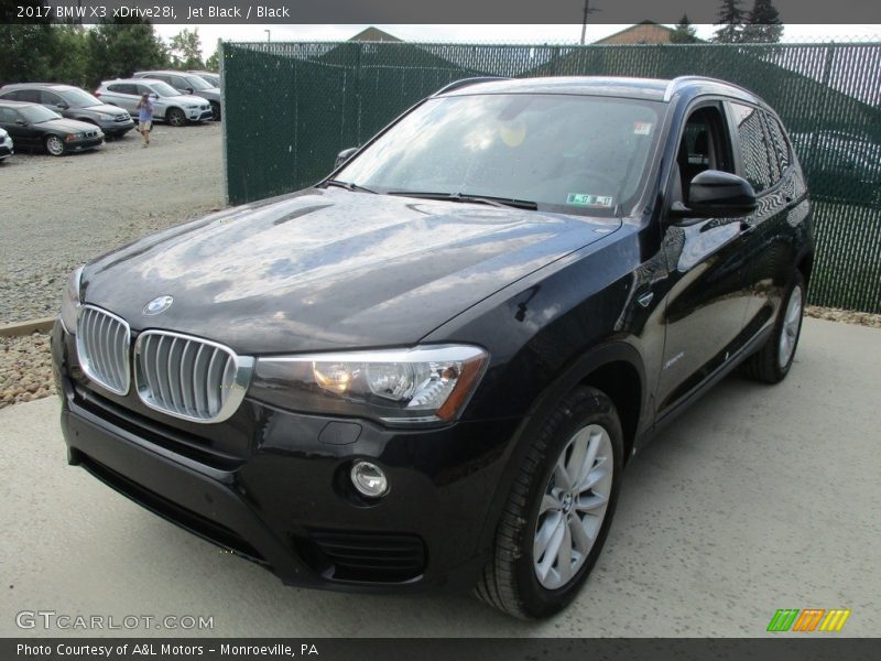Jet Black / Black 2017 BMW X3 xDrive28i