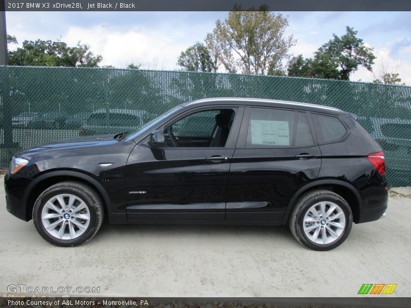 Jet Black / Black 2017 BMW X3 xDrive28i
