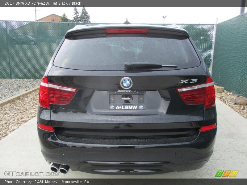 Jet Black / Black 2017 BMW X3 xDrive28i