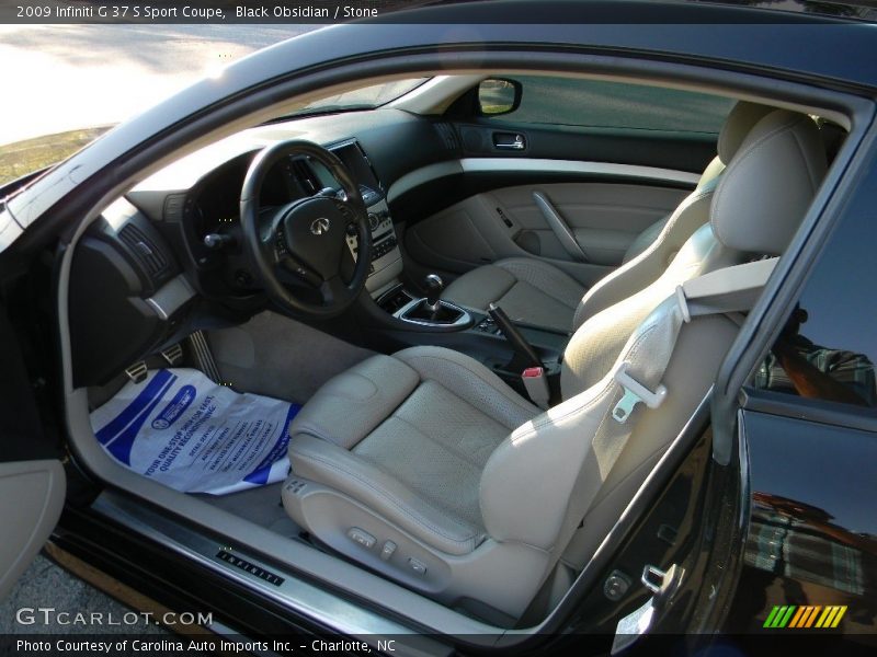 Black Obsidian / Stone 2009 Infiniti G 37 S Sport Coupe