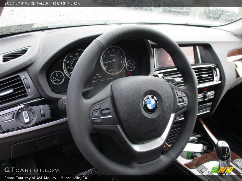 Jet Black / Black 2017 BMW X3 xDrive28i