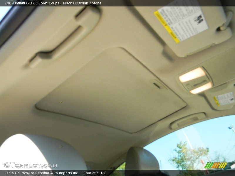 Black Obsidian / Stone 2009 Infiniti G 37 S Sport Coupe