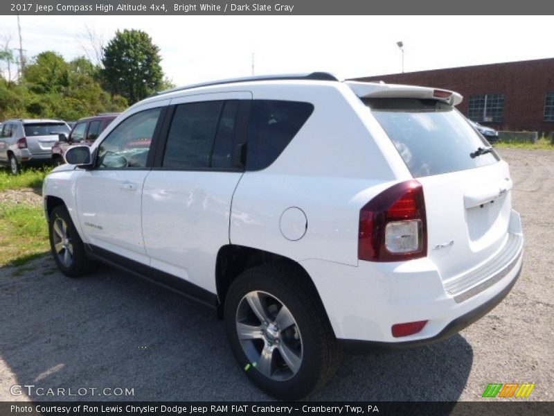 Bright White / Dark Slate Gray 2017 Jeep Compass High Altitude 4x4