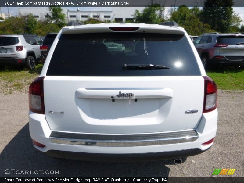 Bright White / Dark Slate Gray 2017 Jeep Compass High Altitude 4x4