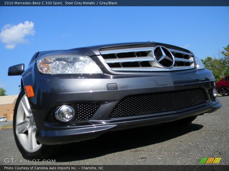 Steel Grey Metallic / Grey/Black 2010 Mercedes-Benz C 300 Sport