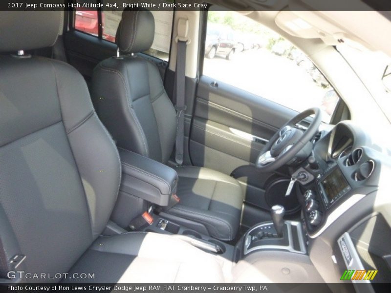 Bright White / Dark Slate Gray 2017 Jeep Compass High Altitude 4x4