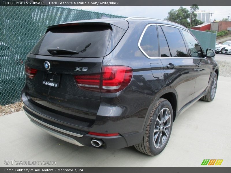 Dark Graphite Metallic / Ivory White/Black 2017 BMW X5 xDrive35i