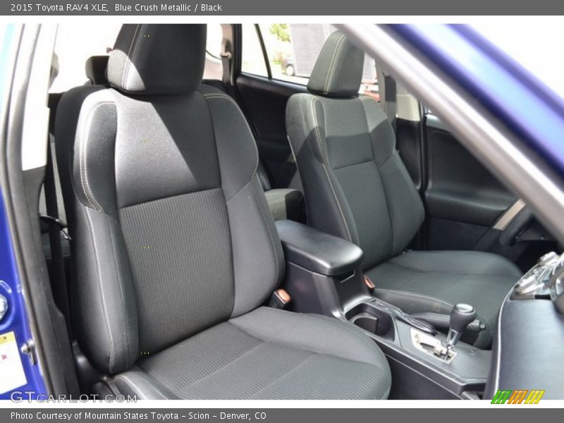 Blue Crush Metallic / Black 2015 Toyota RAV4 XLE