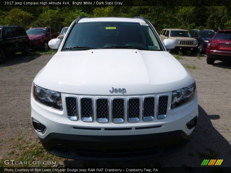 Bright White / Dark Slate Gray 2017 Jeep Compass High Altitude 4x4