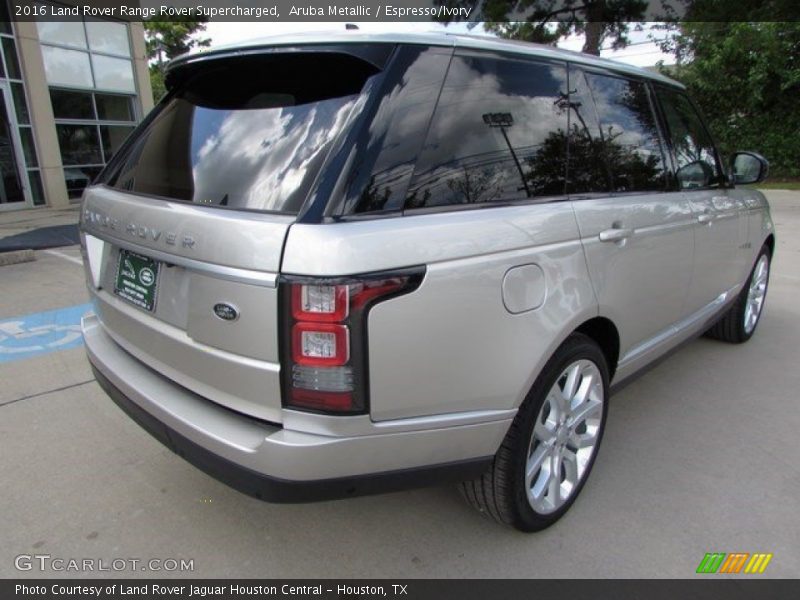 Aruba Metallic / Espresso/Ivory 2016 Land Rover Range Rover Supercharged