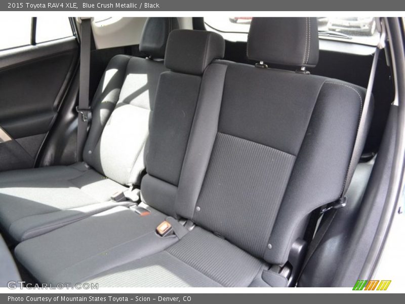 Blue Crush Metallic / Black 2015 Toyota RAV4 XLE